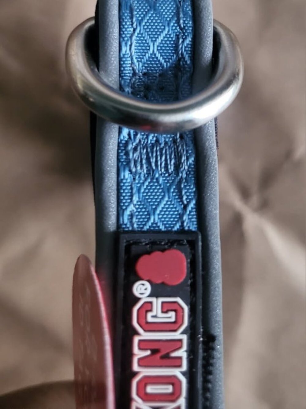 KONG COMFORT SMALL BLUE PADDED DOG COLLAR (SMALL 10-14"), NWT